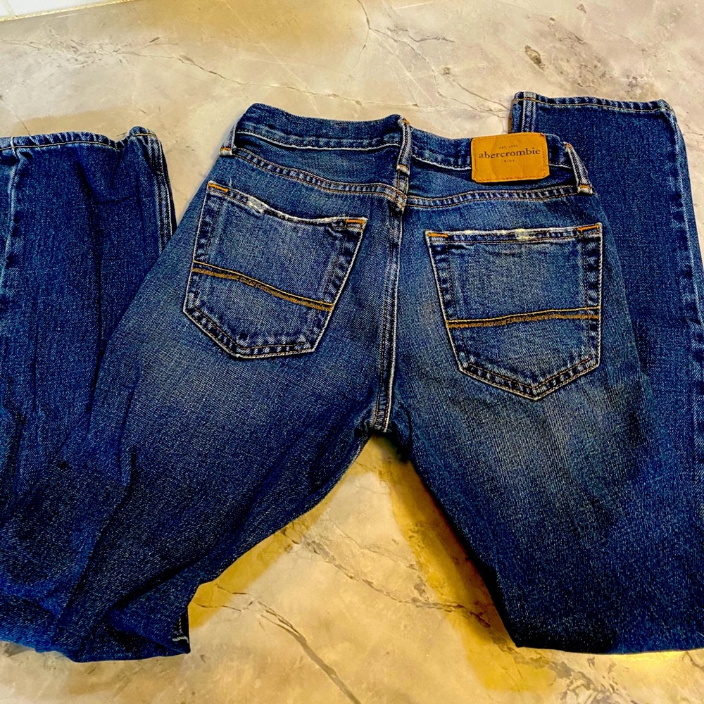 Boys Abercrombie blue jeans size 14